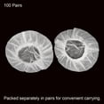 thumbnail image 3 of Uxcell Non-Woven Fabric Headphone Ear Cover for Most On-Ear Headphones with 7.5-9cm Dia White 100 Pairs, 3 of 5