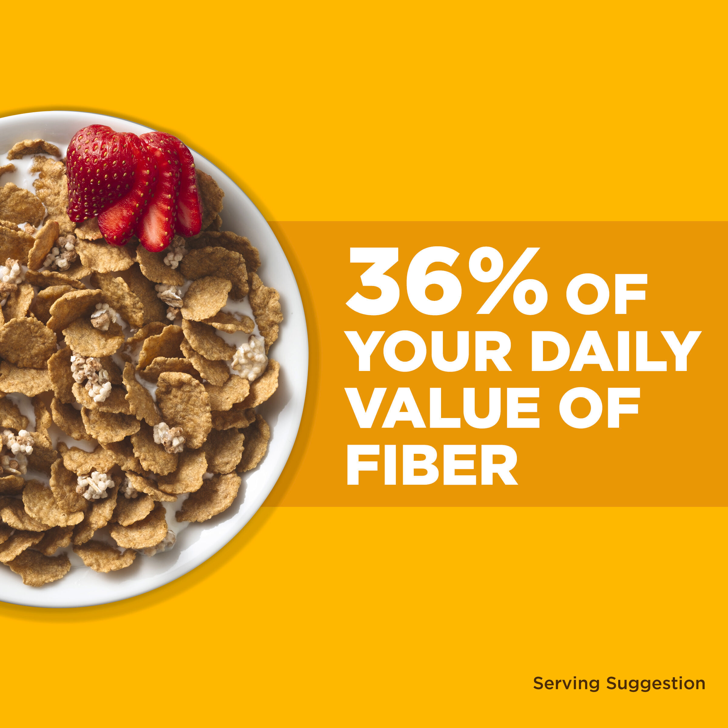 Fiber One Honey Clusters Breakfast Cereal, Fiber Cereal Made with Whole Grain, 17.5 oz - image 3 of 13
