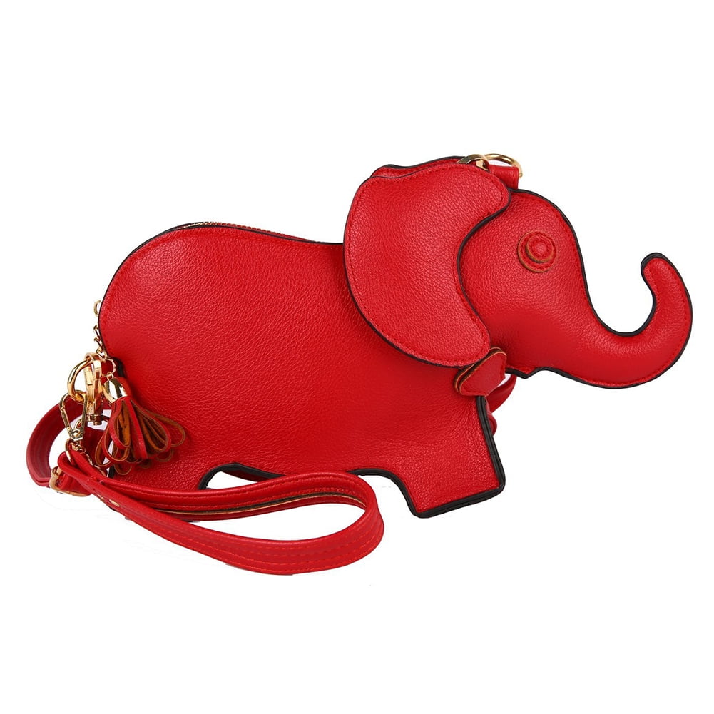 yuyomalo Women Retro Elephant Solid Color Wristlet Bags Shoulder