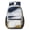 Blue and Gold-1, variant on Black and Gold Marble Pattern 17" School Backpacks for Teens,Waterproof Oxford Fabric,S-Shape Padded Straps for School,Travel,Hiking,Camping