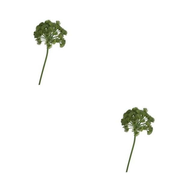 Yuarrent de león artificiales Flor falsa Regalo decorativo Ramo de flores simuladas No se desvanece Home Garden Party Living Hotel Green Verde 2Conjunto
