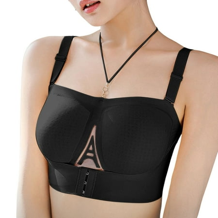 RMGVDSD Push up Seamless Bra Front Button Plus Size Seamless Strapless Bra Push Up Bra Wedding Dress Thin Bra Everyday Lingerie Bras
