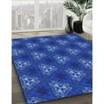 thumbnail image 2 of Ahgly Company Indoor Rectangle Patterned Cobalt Blue Novelty Area Rugs, 8' x 12', 2 of 6