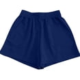 thumbnail image 3 of Feancey Women's Cotton Athletic Shorts Stretch High Waisted Wide Leg Short Pants Summer Casual Gym Running Shorts with Pockets Navy M, 3 of 6