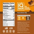 thumbnail image 5 of IQBAR Brain and Body Peanut Butter Chip Keto Protein Bars - Low Carb, Low Sugar - 12-Count Box, 5 of 5