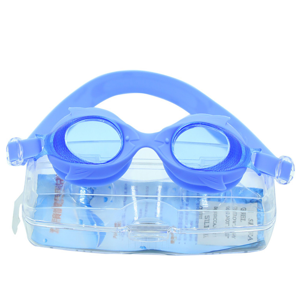 Hibetterlife Children Swimming Goggles, Antifog Mirror Silicone Pad