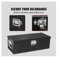 thumbnail image 4 of Truck Bed Tool Box, 30" Aluminum Diamond Plate Toolbox with Lock, 4 of 7