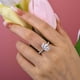 thumbnail image 4 of Censtreet Engagement Ring Oval Cut Cubic Zirconia Marquise Round CZ Eternity Wedding Band for Women, 4 of 7