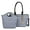 Gray, variant on MKF Collection Casey M Signature Women Tote Bag & Crossbody Bag 2-Piece Set Handbag Purse by Mia K - Navy Blue