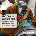 thumbnail image 3 of Jackson Safety Welding Helmet - Passive - Super Tuff Nylon - Lift Front - 2" x 4.25" Viewing Area - Shade 10 - 370 Speed Dial Headgear - Silver  - 280PL Series, 3 of 10
