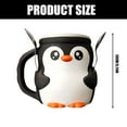 thumbnail image 3 of Leakproof Penguins Ice Cream Pint Holder with Antifreeze Handle Enduring, 3 of 8