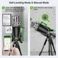thumbnail image 5 of Huepar 4D 16 Lines Cross Line Laser Level 4 x 360 Green Beam Self-Leveling Lasers Level Tools with LCD Screen and Bluetooth, 5 of 11
