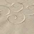 thumbnail image 3 of Fennco Styles Classic Embroidery Scroll Border Linen Blend 16 x 54 Inch Table Runner – Natural Table Cover for Wedding, Banquet, Special Events and Home Décor, 3 of 3