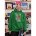 thumbnail image 2 of Abstract Poster I Love You Hoodie Men -Image by Shutterstock, Male x-Large, 2 of 4