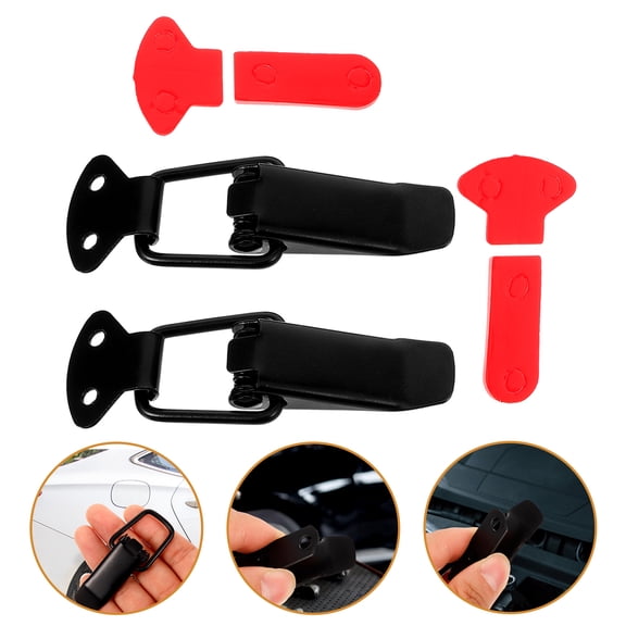 OUNONA 2- Bumper Clips in Assorted Colors for Secure, Easy Car Bumper Repair and Fastening