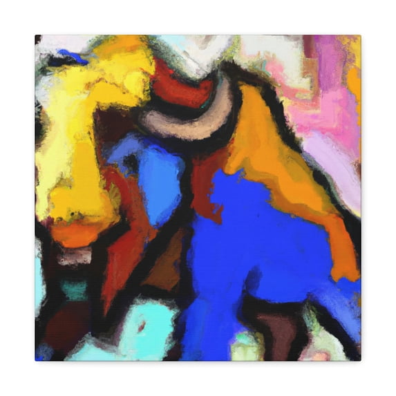 Bison in the Wild - Canvas