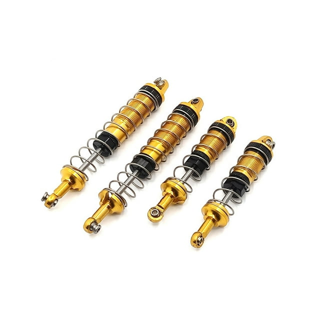 Wweixi Front Rear Shock Absorber Damper 0016 0017 For 1/12 WLtoys 12428 12423 Improve Machine S Stability With Front Rear Golden Shocks Kit 1Set