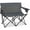 Gray, variant on Biotree 2-Person Folding Outdoor Loveseat Camp Chair with Cup Holders Portable Double Camping Chair with Carry Bag, Gray