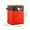 Orange, variant on Extra Large Heavy Duty Waterproof Moving Storage Bag with Zipper | 140L Capacity Tote for Clothes, Bedding & Travel | Reinforced Handles & Thick Material | 1 Pack