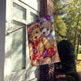 thumbnail image 2 of Winter Snow Teddy Bears Flag Canvas House Size, 2 of 4