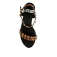 thumbnail image 2 of Laro Studs & Pearls Detail Leopard Sandals, 2 of 9