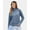 Sea Mist, variant on B17228103 Womens Saltwater Quarter-Zip Pullover Jacket, Faded Navy - Small