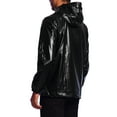 thumbnail image 3 of INSPIRE CHIC Holographic Jackets for Men's Long Sleeves Metallic Hoodie Coat, 3 of 5