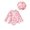 Pink2, variant on Girls One Piece Rash Guard Swimsuit with Sun Hat, UPF 50  Long Sleeve Bow Print Bathing Suit Set for Summer Beach Pool(White,6-9 Months)