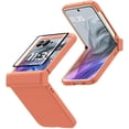 thumbnail image 1 of Funda KEKBOXQ para Motorola Razr 2024, Carcasa para Moto Razr 2024 5G con [Protección de Bisagra][Protector de Pantalla Frontal], Bumper Rígido Slim-Fit de PC Antigolpes para Razr 50 2024, Blanco, 1 of 7