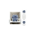 thumbnail image 5 of Blue Ceramic Owl Figurine - Hand-Painted Stoneware Decor for Home, Office, Bedroom, Living Room -5 Inch, 5 of 10