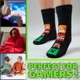 thumbnail image 2 of Calcetines Pantuflas Antideslizantes y Peludos para Niños y Adolescentes Minecraft, 2 of 6