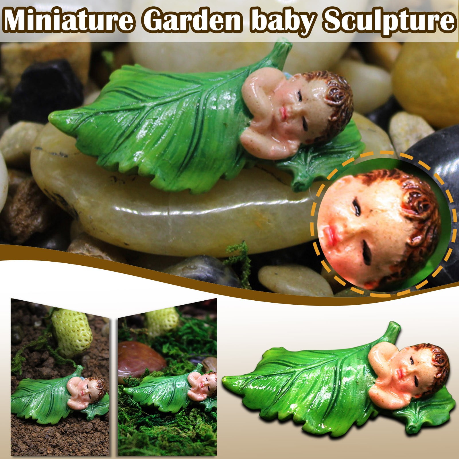 Statue Miniatures Fairy Garden Ornaments Micro Landscape Home Decor Figurines 