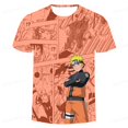 thumbnail image 1 of Japanese Boy Naruto Anime T-shirt, Fashionable Short Sleeved Shirt Children's Leisure Cool Kakashi Summer 3d Printed Boy T-shirt140 Gao Jinjia LED, 1 of 2