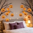 thumbnail image 5 of Miwamany Metallic Pumpkin Ball Ornaments, 12pc Shatterproof Hanging Tree Decor, Gold Electroplated for Halloween Thanksgiving Christmas Party Home, Festive Accent, 5 of 8