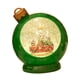 thumbnail image 4 of Bola de nieve navideña, bola de cristal navideña, regalo, decoración navideña en miniatura verde, 4 of 9