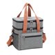 thumbnail image 1 of Lonchera térmica para hombres y mujeres, bolsa de almuerzo de doble capa a prueba de fugas con correa de hombro ajustable, bolsa térmica impermeable para trabajo, viajes, camping, picnic, 1 of 8