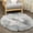Gray, variant on Soft Round Faux Sheepskin Fur Rug White Circle Rug Circular Fluffy Area Rug Plush Circle Carpet Play Mats for Kids Girls Room Princess Castle Christmas