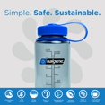 thumbnail image 2 of Botella de agua Nalgene Sustain Tritan sin BPA 473 ml, color gris, 2 of 6