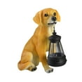 thumbnail image 4 of Estatua de perro al aire libre, figura de Animal con linterna Solar, regalos de inauguración de la casa, escultura de resina con luz Solar para, 4 of 8