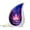 Jesus-4, variant on VALERASH Jesus Adult Cremation Urn - Blue Drop Urn for Ashes for Women Mini Memorial Urns for Human Ashes Adult Female- 3 Inch