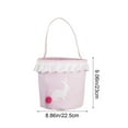 thumbnail image 3 of Contenedores de almacenamiento, Atmósferas de Pascua, Cubo de conejos, Bolsa de cola de conejo, Arreglo portátil de mano, Bola de pelo, Orejas largas, Conejos de resurrección, Bolsa de almacenamiento,, 3 of 6