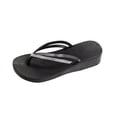 thumbnail image 2 of Miluxas Women's Rhinestones Slides Sandals Open Toe Sparkly Slippers Summer Casual Non Slip Comfortable Bling Flip Flop Sandal Black 7(39), 2 of 9