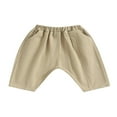 thumbnail image 1 of Toddler Harem Pants Casual Elastic Waist Solid Color Long Pants Kid Sweatpants, 1 of 6