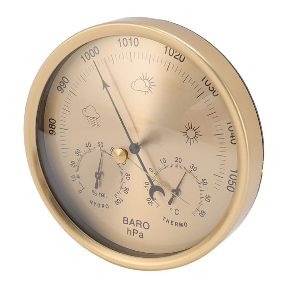 Station de Prévisions Météo Type Dial, Hygromètre Baromètre 3 en 1 pour la Maison