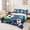 Blue 02, variant on Erosebridal Green Splatter Soccer Full Size Sheets, Cartoon Honeycomb Bed Sheets for Boys and Girls, 4pcs