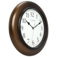 thumbnail image 3 of La Crosse Clock 10 In Brown Linwood Classic Analog Quartz Wood Wall Clock, 404-2625, 3 of 6