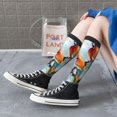 thumbnail image 5 of Daiia Sports Socks Colorful Birds Pine Branch Printed Novelty Crew Socks for Men Women Knee High Socks Cotton Socks Soft & Breathable Support Unisex Socks, 5 of 9