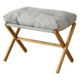 thumbnail image 2 of Foldable X Leg Soft Cushioned Foot Stool Multifunctional Foot Rest with Soft Cushion, 2 of 7