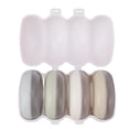 thumbnail image 2 of Pods 4pcs Round Travel Pod Press Type Travel Pods Toiletry Travel Liquid Container with Case for Shower Gel Shampoo Cosmetics, 2 of 7