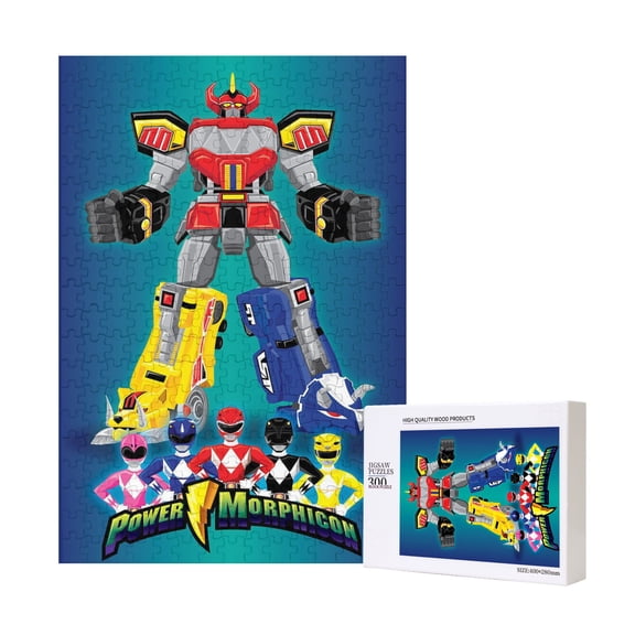 Power Rangers 300 Piece Jigsaw Puzzle Picture Puzzle Glossy Sturdy Pieces Puzzle Adults Game Gifts